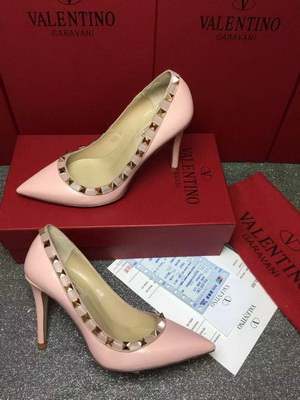 Valentino Shallow mouth stiletto heel Shoes Women--005